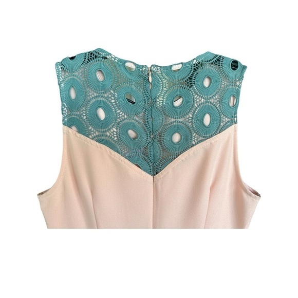 ESLEY, NWOT, WOMENS, SLEEVELESS DRESS. ROUND NECK, BANDED WAIST. SIZE S - Picture 4 of 7